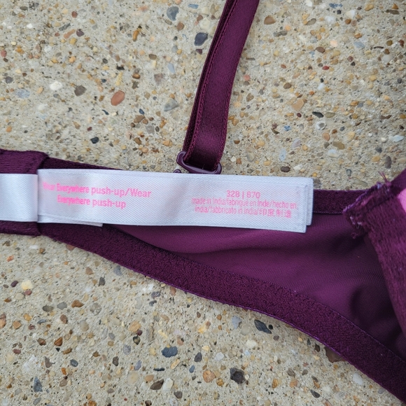 PINK Victoria's Secret Wear Everywhere Pushup Bra - Size 32B (GUC) - Picture 11 of 12
